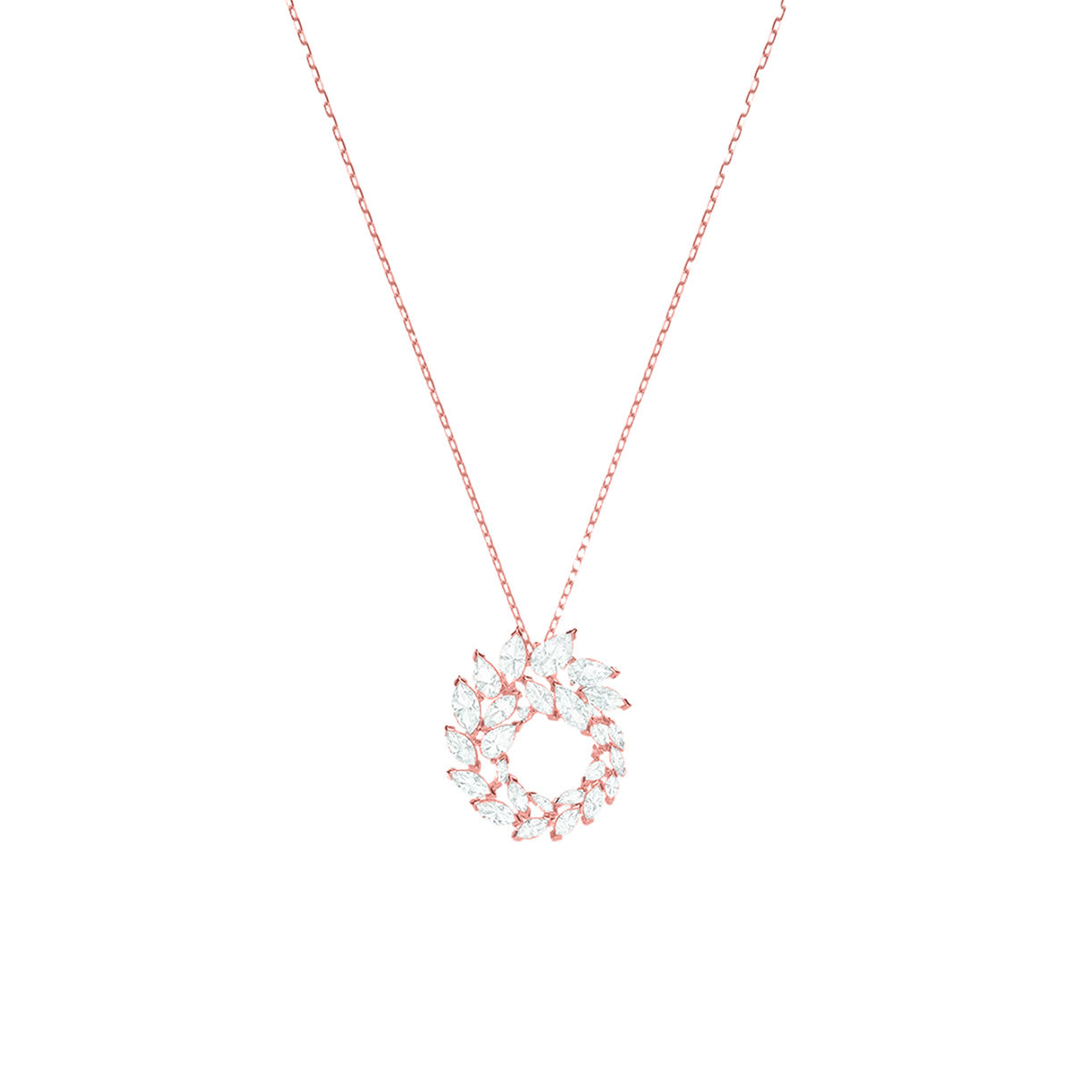 Frosted Lace Diamond Necklace