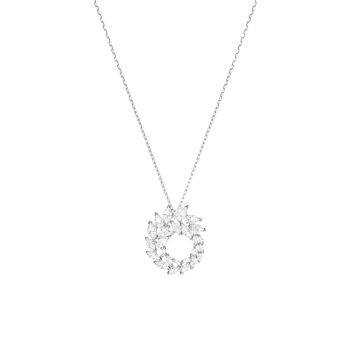 Frosted Lace Diamond Necklace