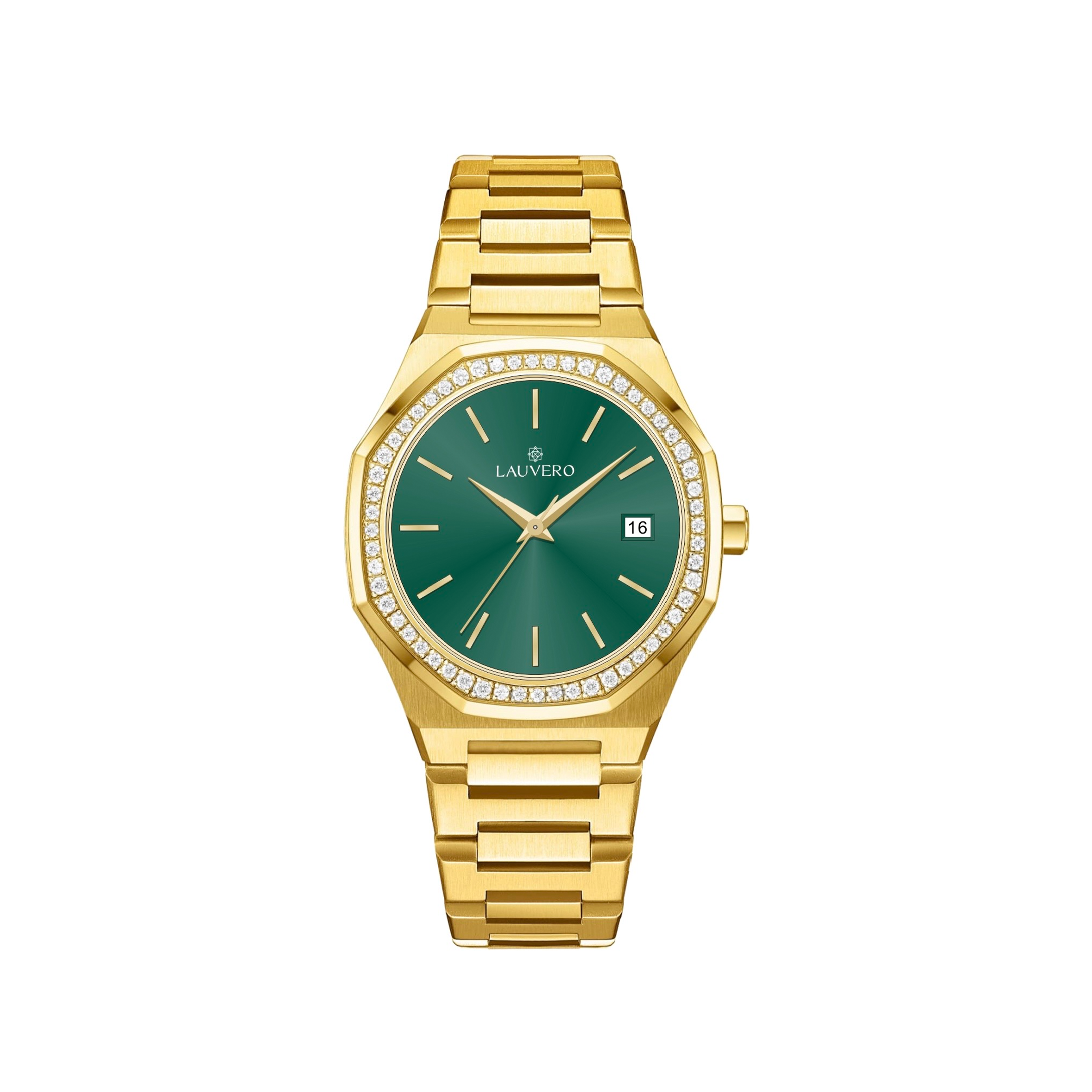 Eclipse Diamond Green Watch for Women