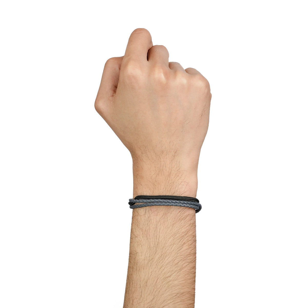 Ironleaf Cuff Men's Leather Bracelet