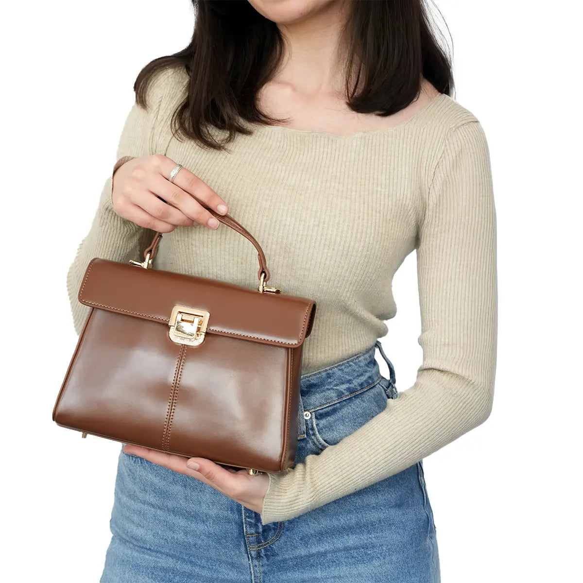 Silhouette Satchel Handbag for Women