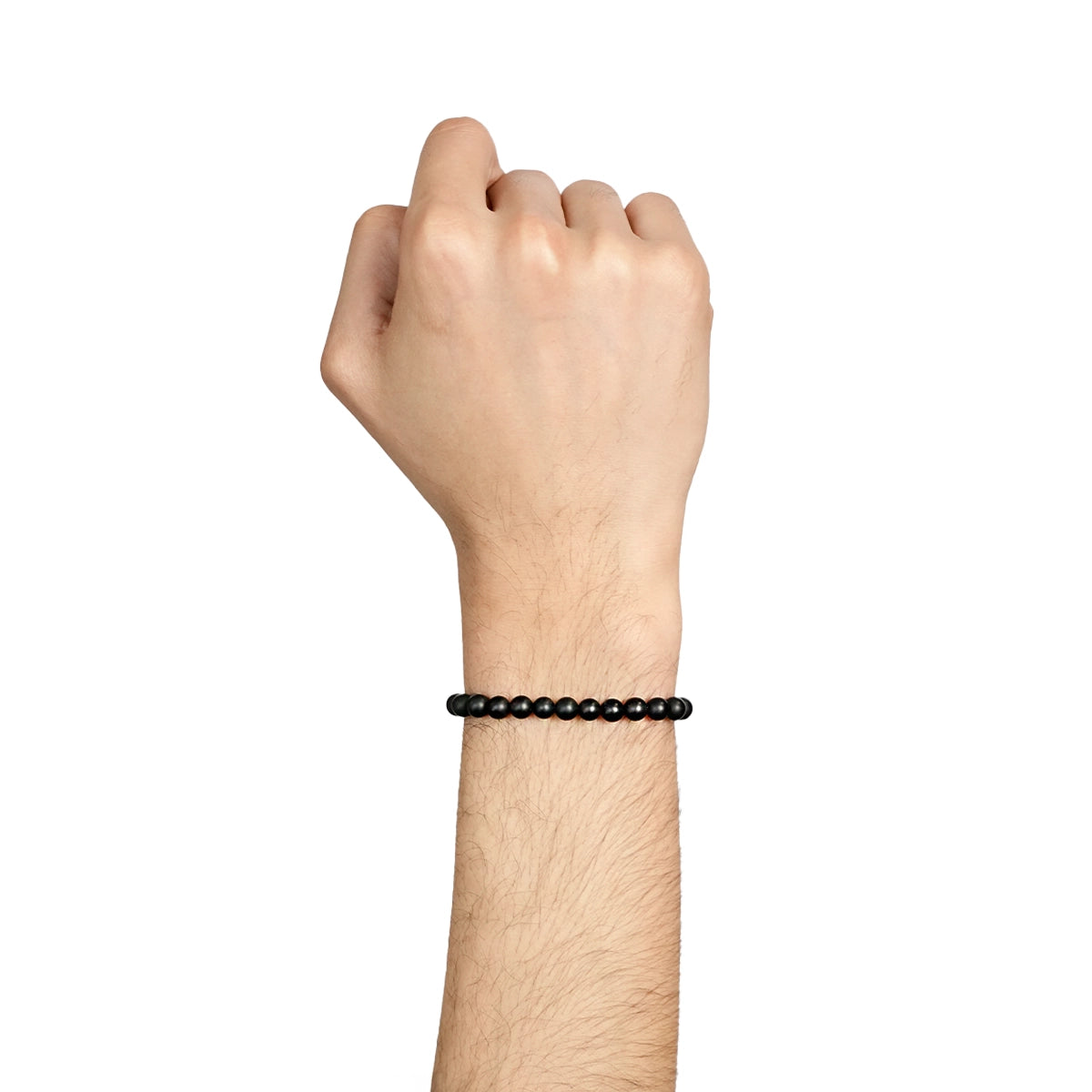 Emperor Knot Mens Black Bracelet