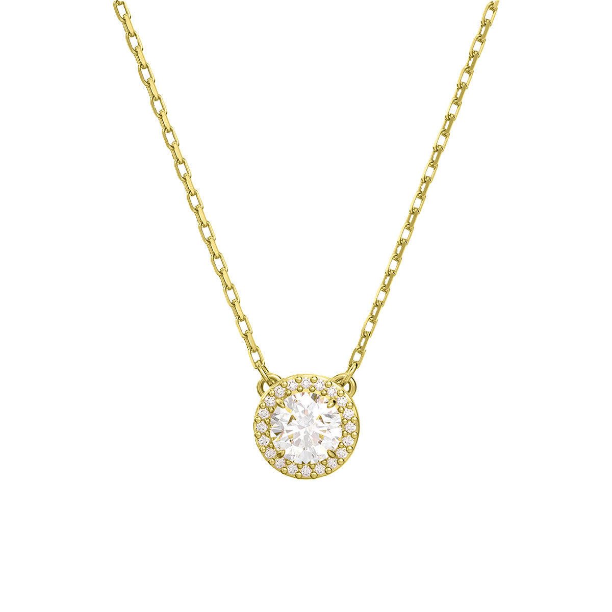Eternal Glow Gold Pendant Necklace