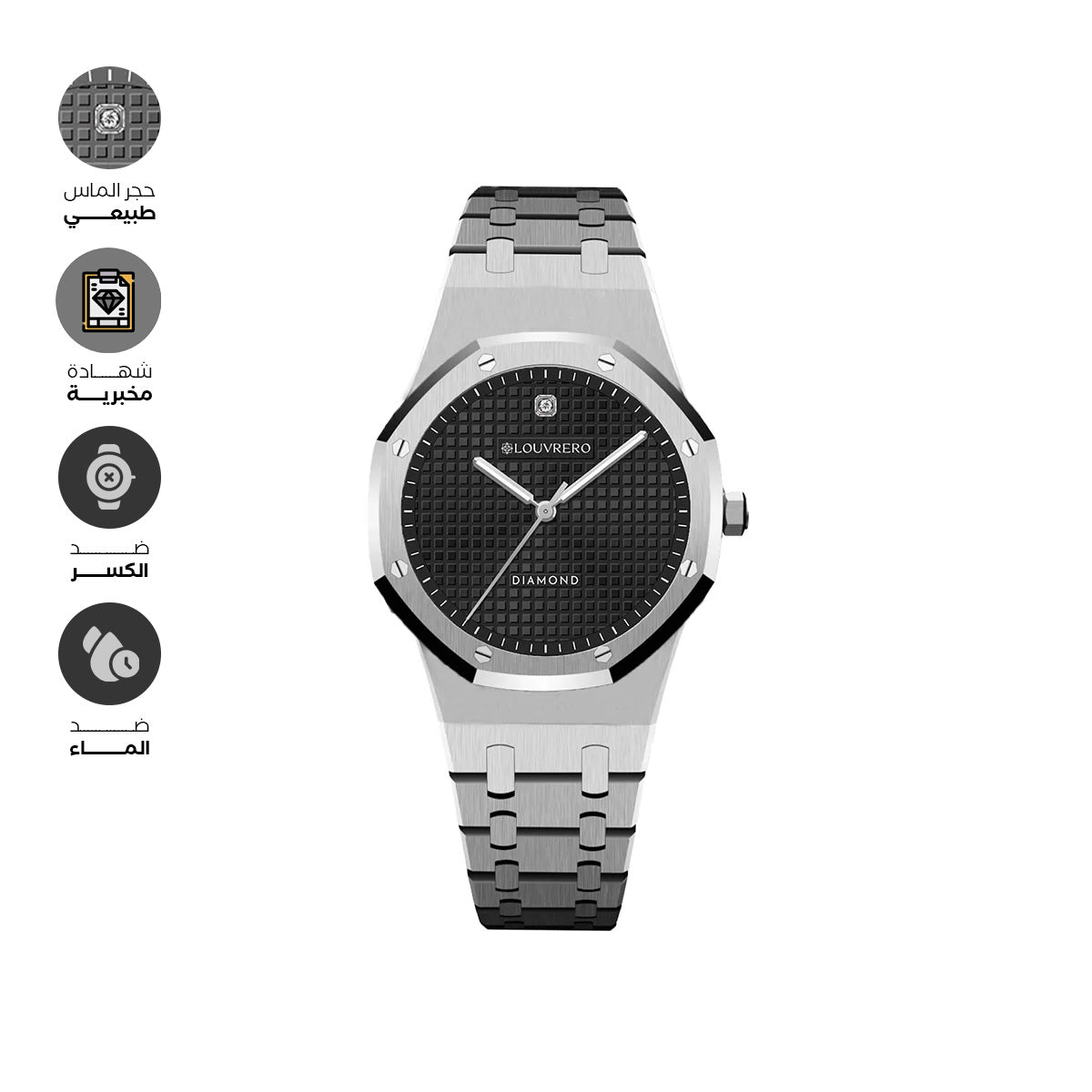Eclipse Diamond Black Women's Luxury Watch