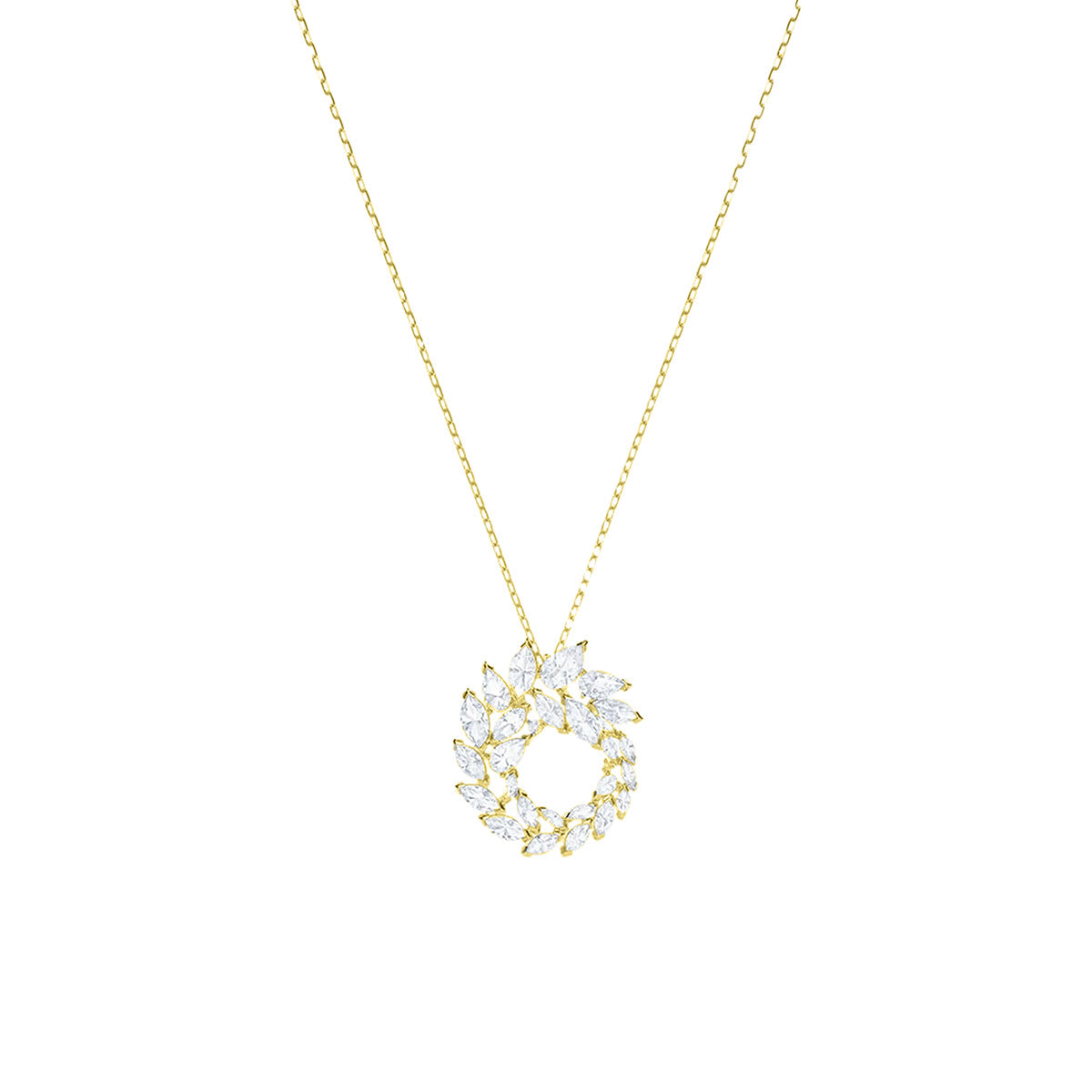 Frosted Lace Diamond Necklace