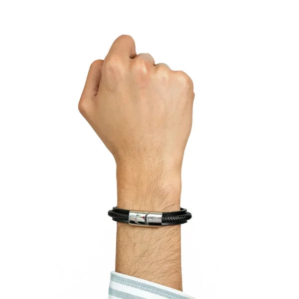 Resolute Strand Men's Black Bracelet