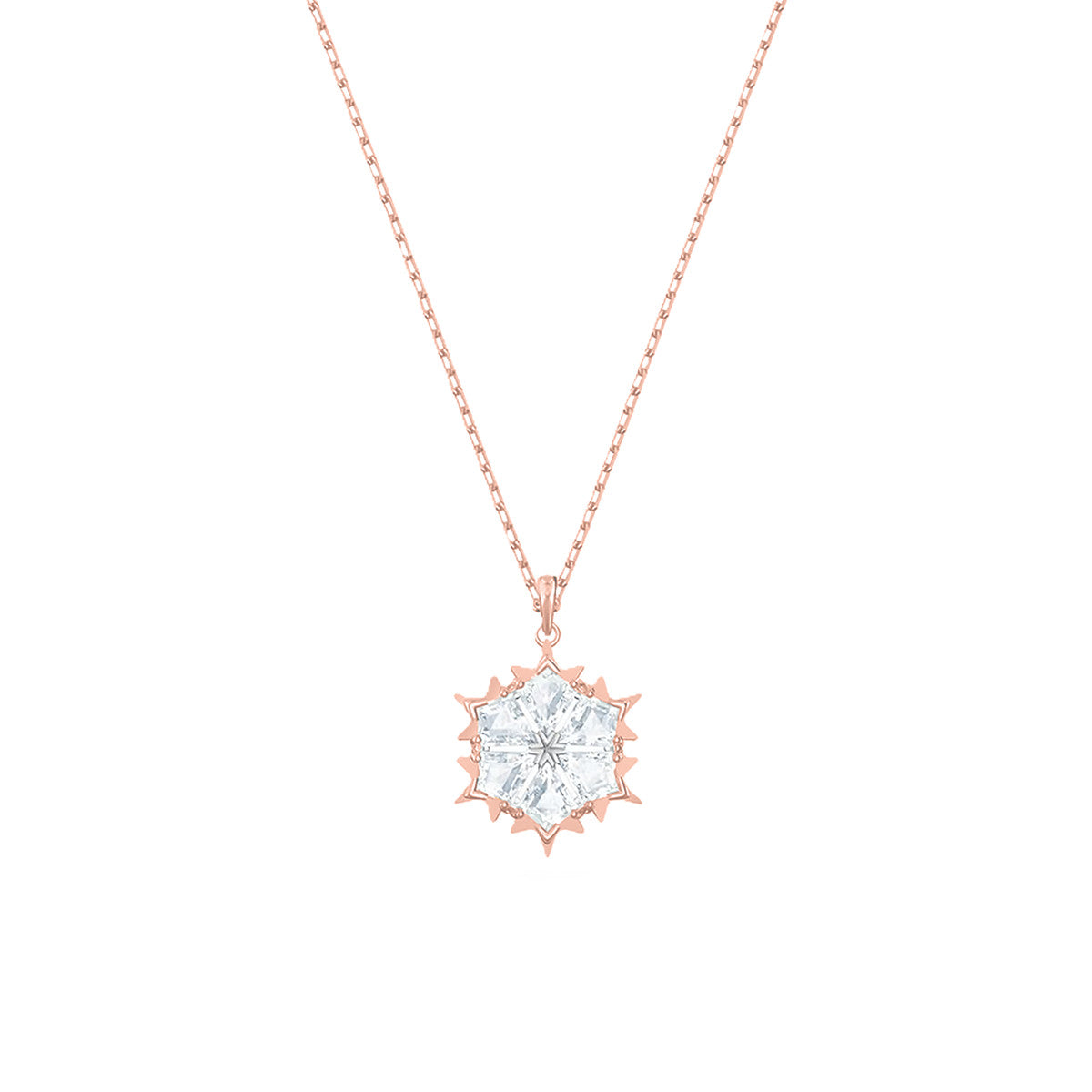 Crystal Prism Pendant Necklace