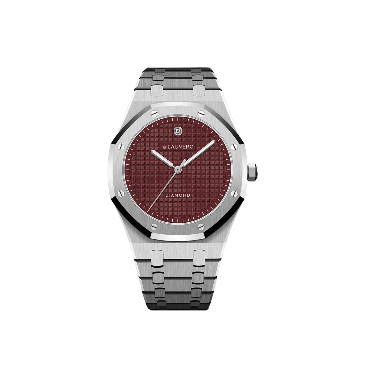 Eclipse Diamond Red Watch For Men