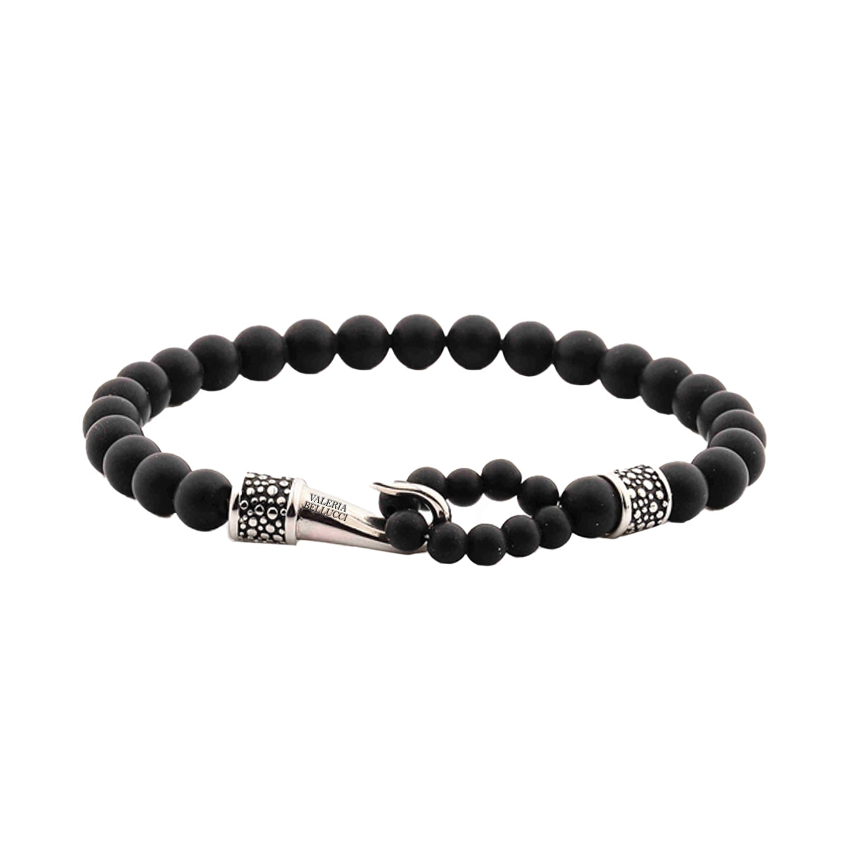 Emperor Knot Mens Black Bracelet