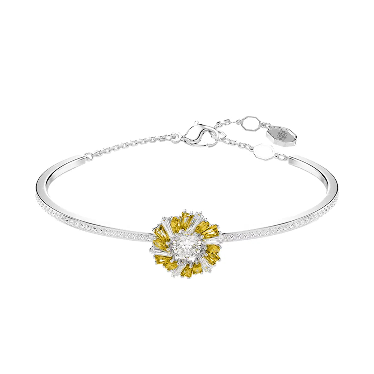 Sapphire Halo Radiant Bracelet for Women