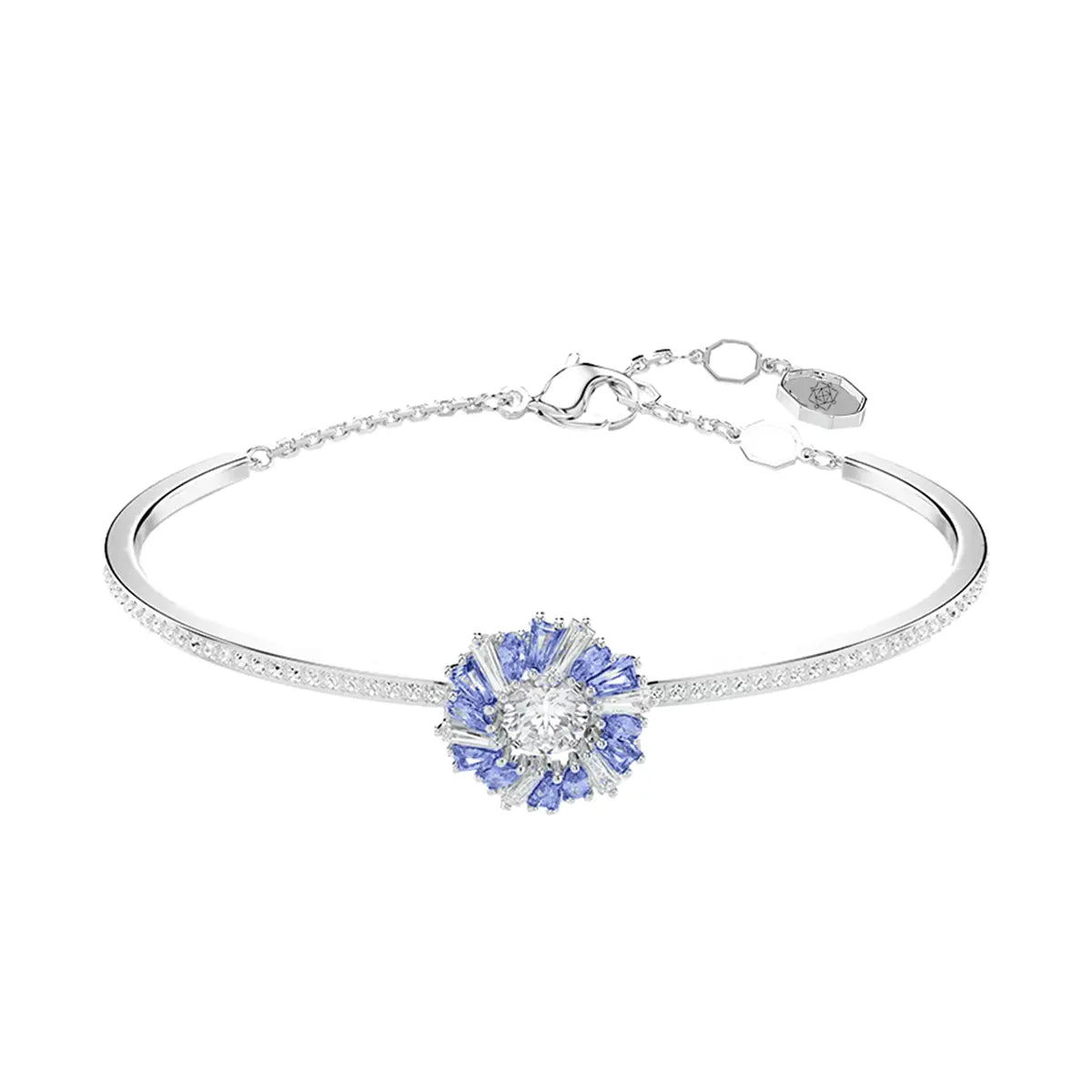 Sapphire Halo Radiant Bracelet for Women