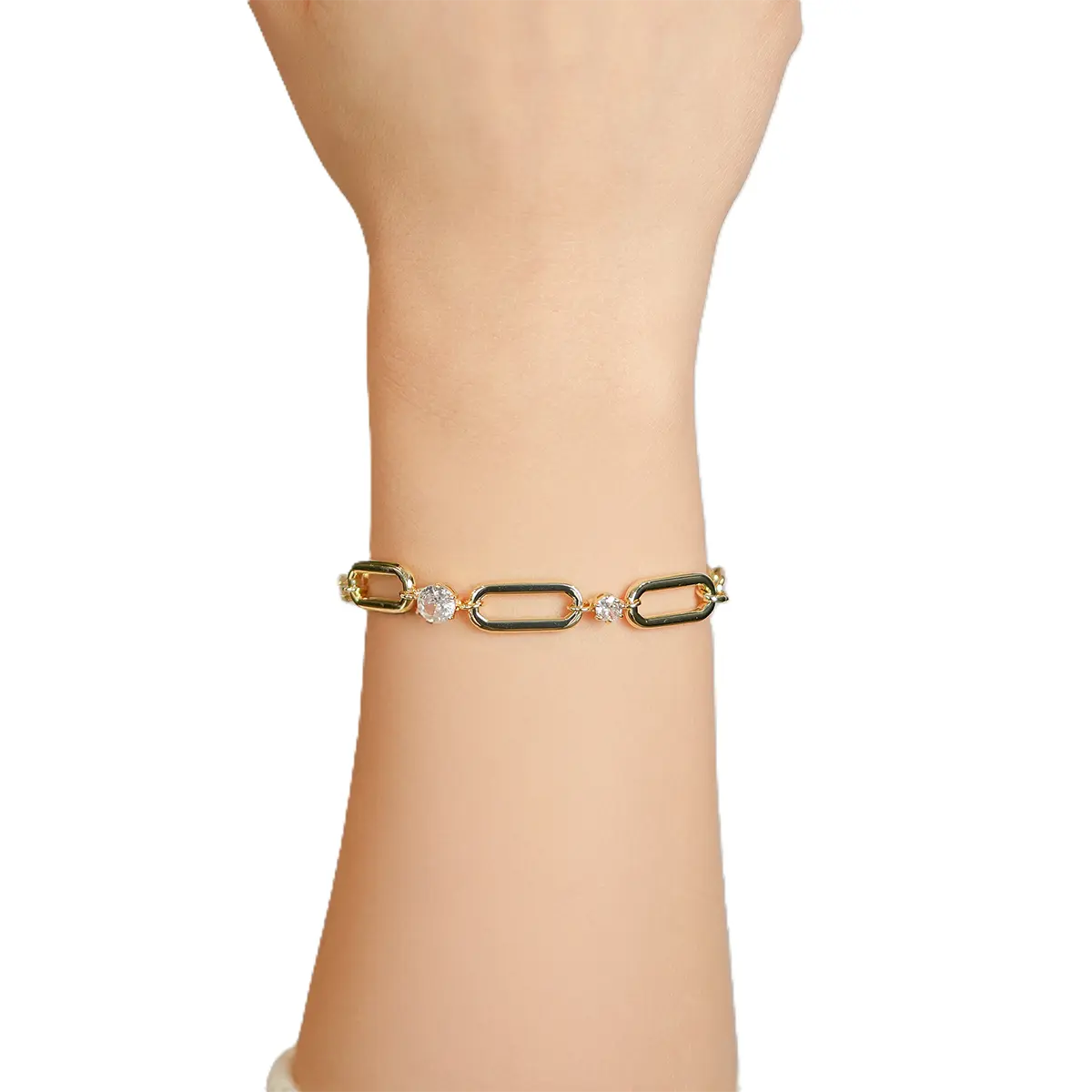 Sunlit Reflection Chain Bracelets