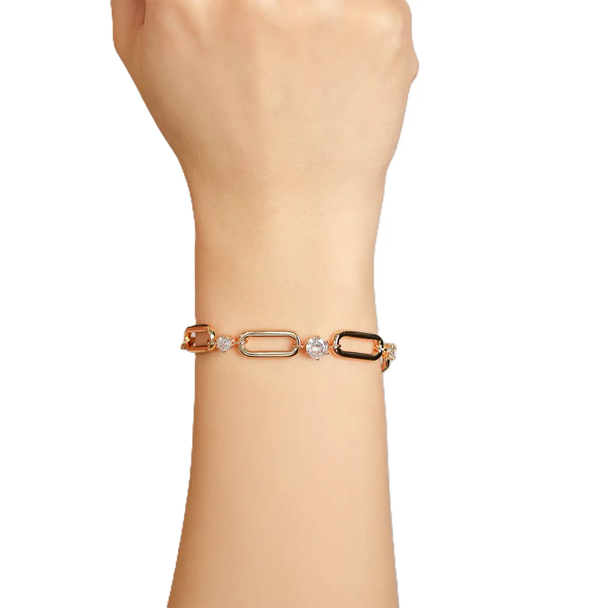 Sunlit Reflection Chain Bracelets