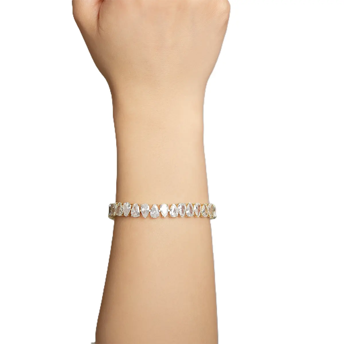 Frozen Wave Pearl Bracelet