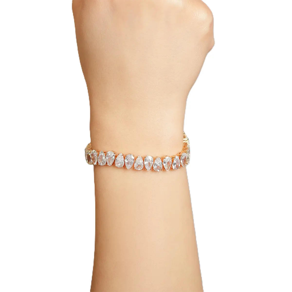 Frozen Wave Pearl Bracelet
