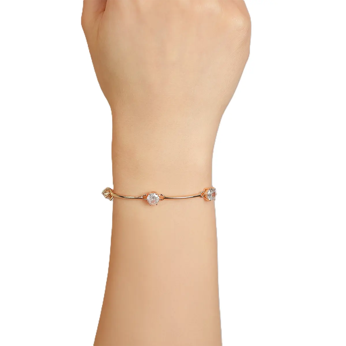 Luminous Frost Wedding Bracelet
