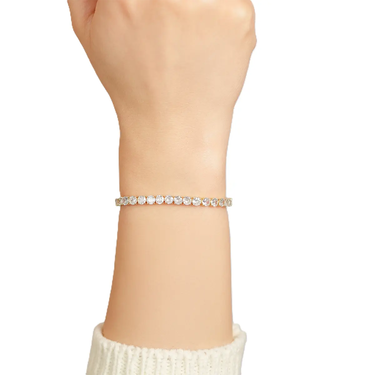 Aurora Glow Gold Bracelet