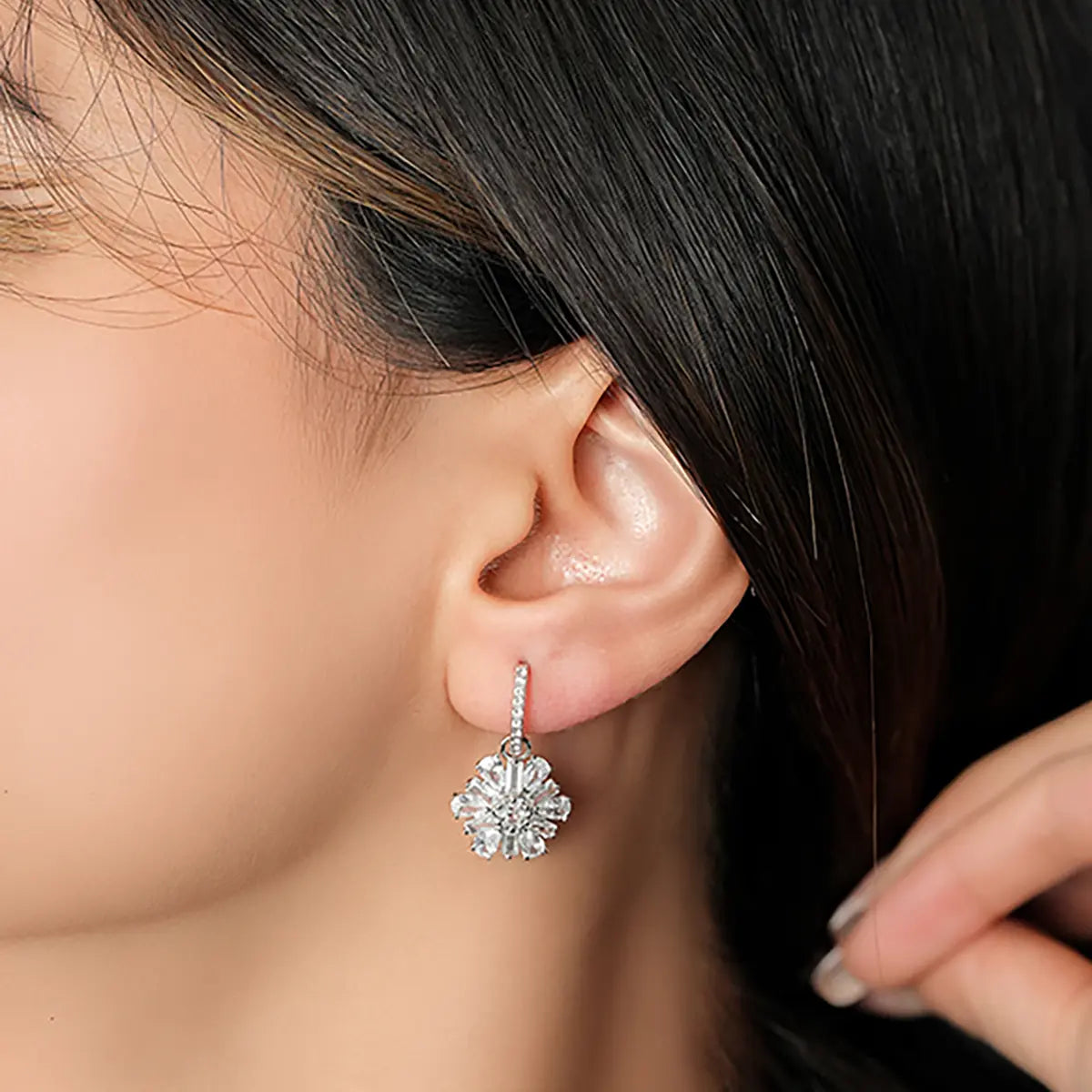 Frozen Radiance Earrings for Girls