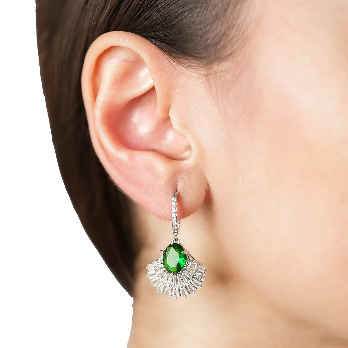 Midnight Glow drop earrings