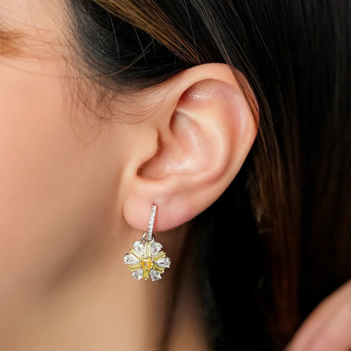 Frozen Radiance Earrings for Girls