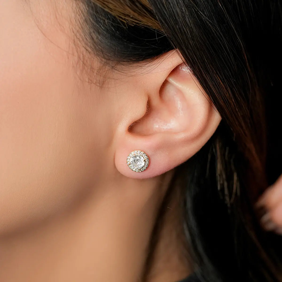 Eternal Glow Stud Earrings