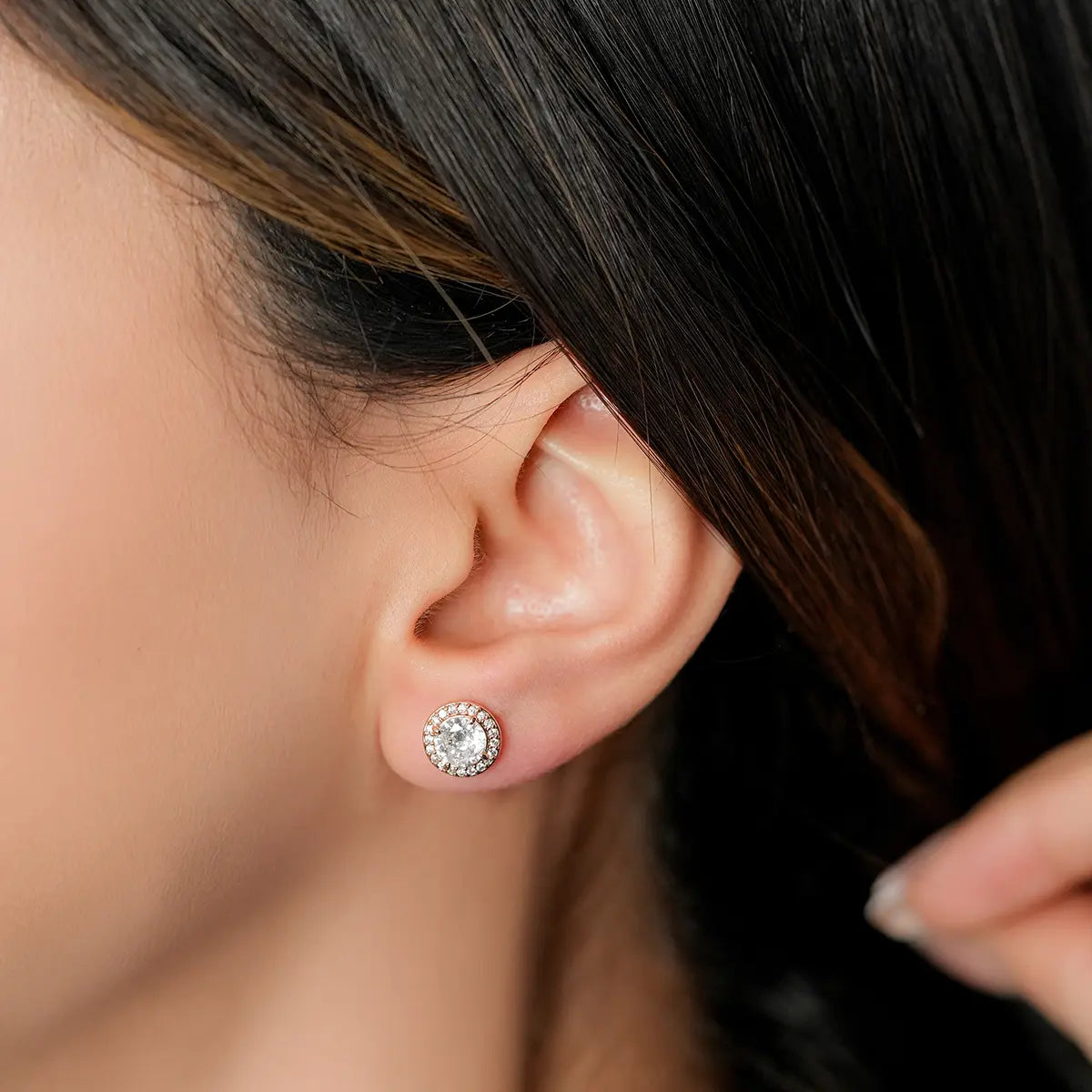 Eternal Glow Stud Earrings