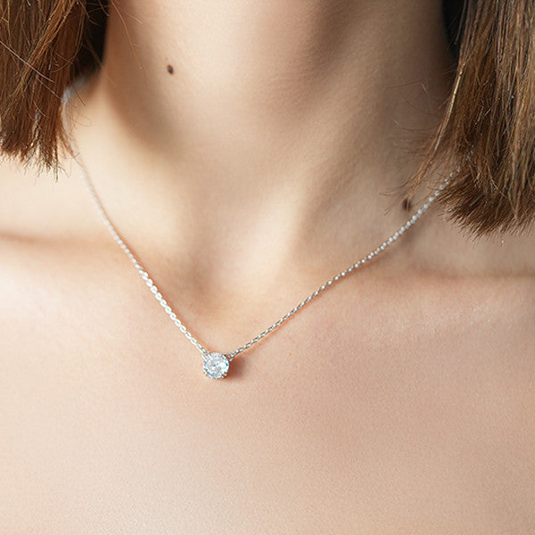 Radiant Twilight Diamond Necklace
