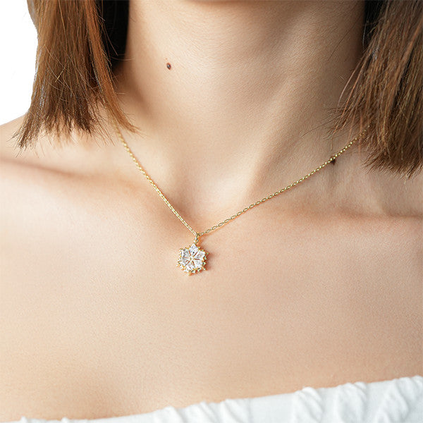Crystal Prism Pendant Necklace