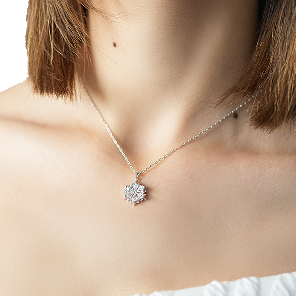 Crystal Prism Pendant Necklace