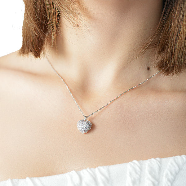 Frostfall Sparkle Pearl Necklace