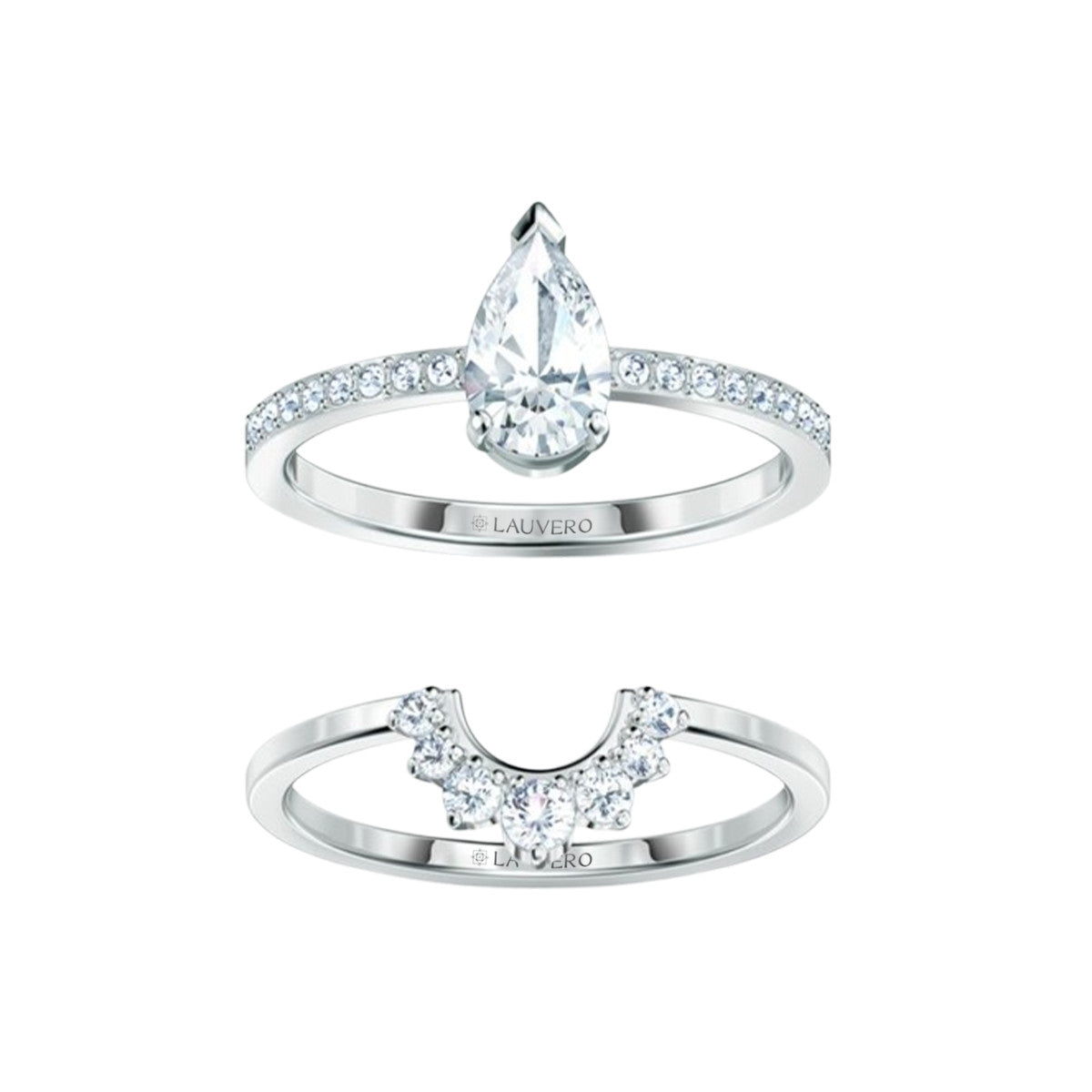 Frozen Elegance White Gold Ring