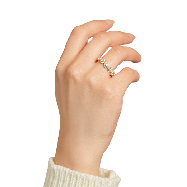 Stellar Reflection Swarovski Ring