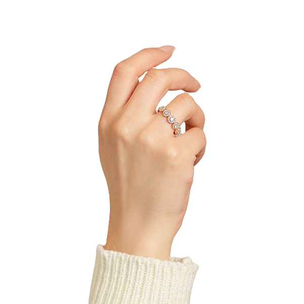 Stellar Reflection Swarovski Ring