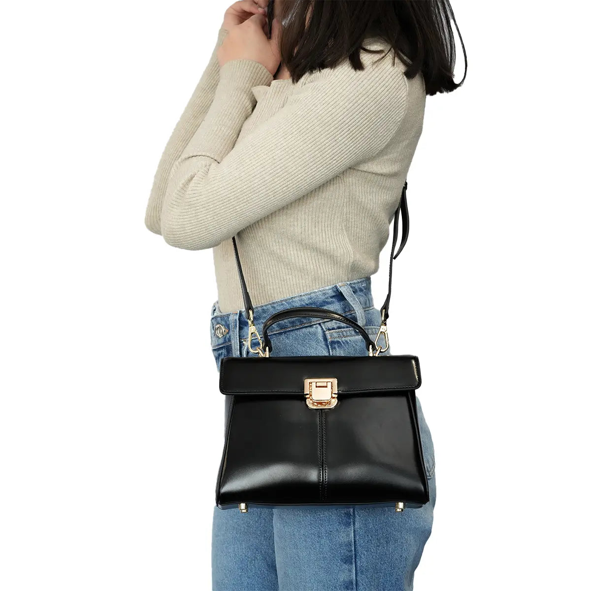 Silhouette Satchel Handbag for Women